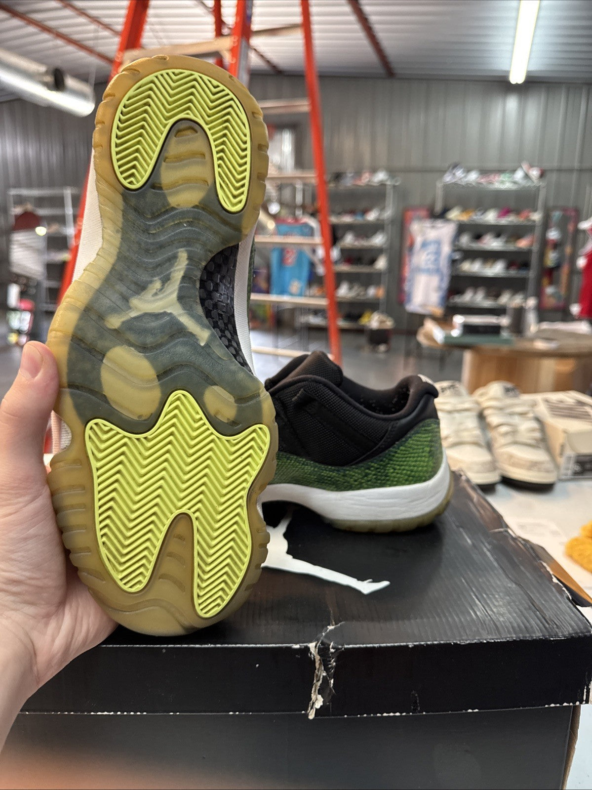 Jordan 11 Retro Low Snake 2014 | Replacement Box - Size 10.5 - product image from the listing.