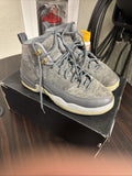 Dark Grey Suede 2017 Size 6y GS - Nike Air Jordan 12 Retro - product image from the listing.