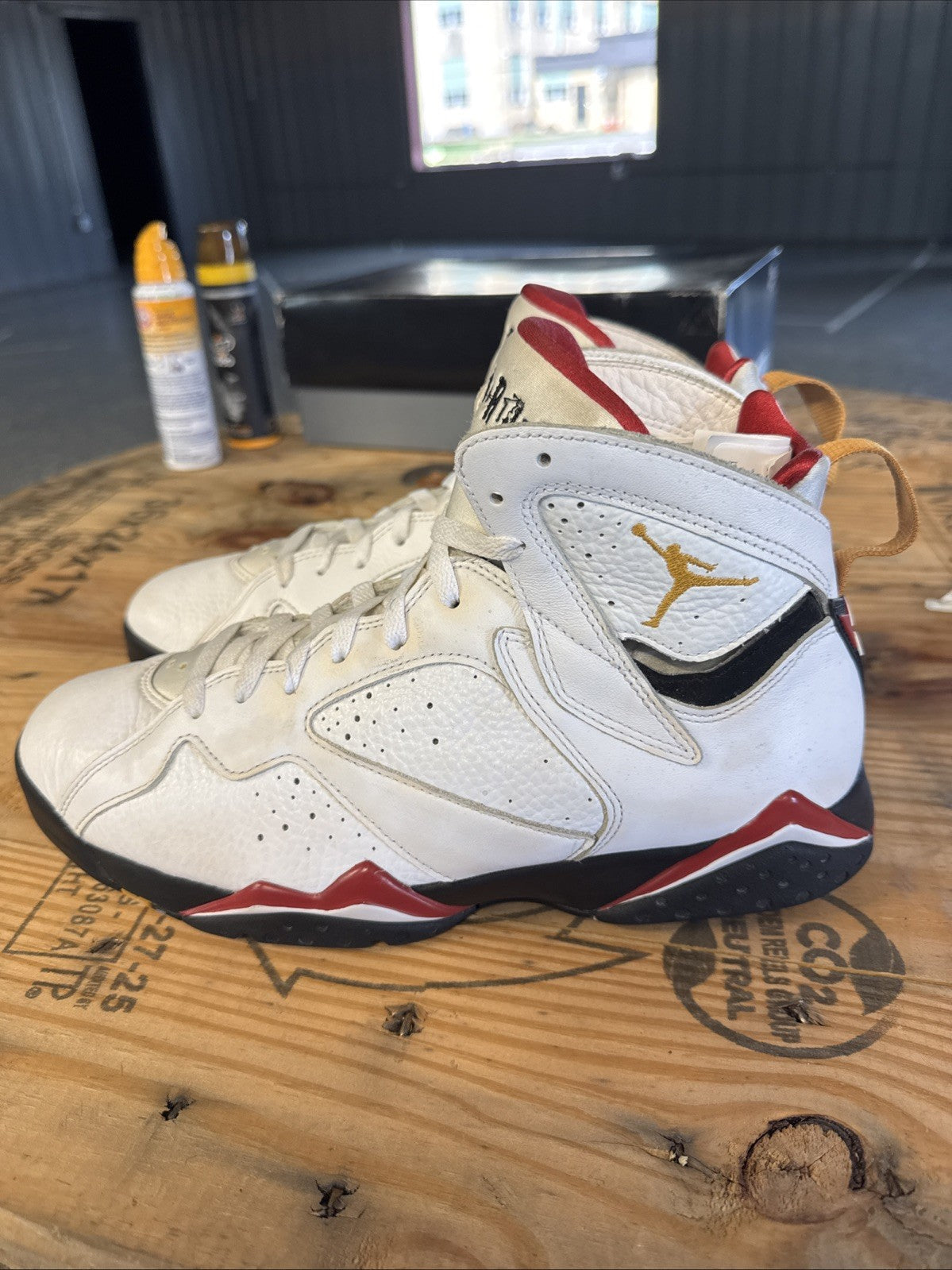 Air Jordan 7 retro Cardinal 2011 - Size 10.5 - product image from the listing.