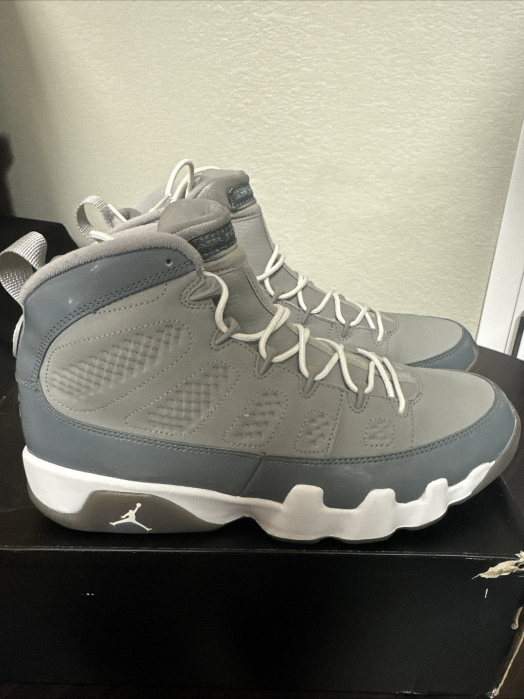 Cool Grey Size 10.5 - Jordan 9 - product image from the listing.