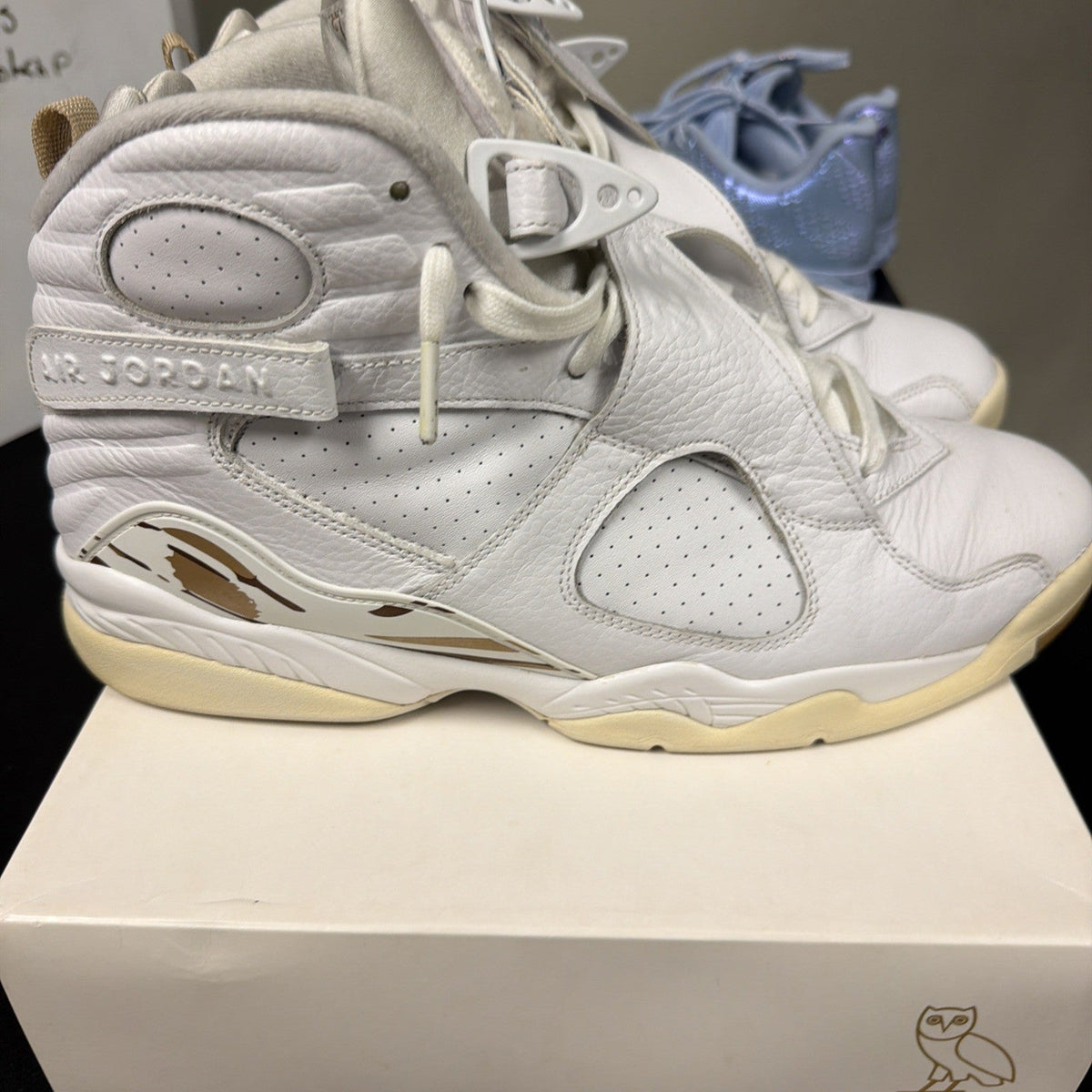 OVO x Air Jordan 8 Retro White - Size 13 - product image from the listing.