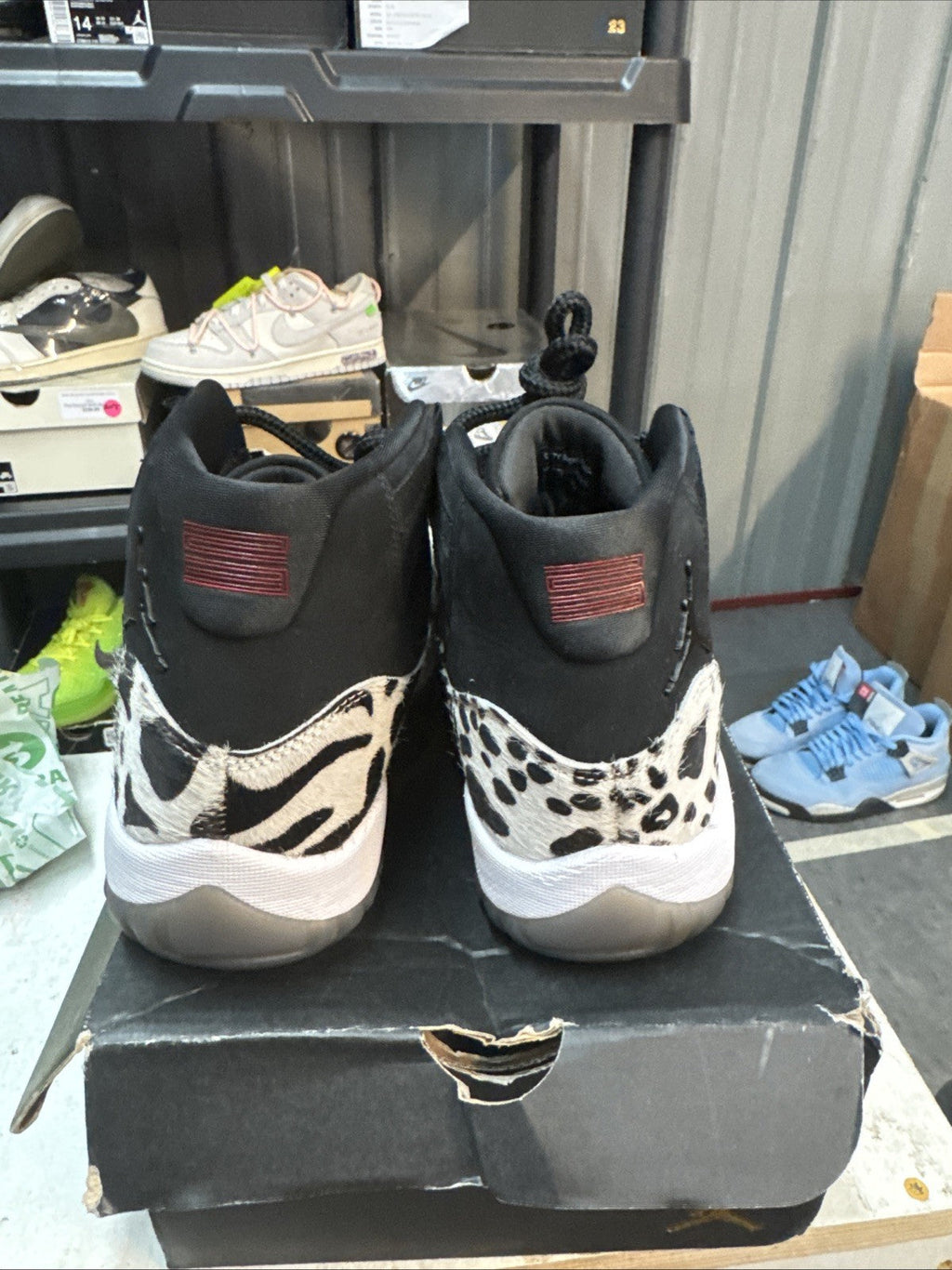 Jordan Retro 11 Animal Instinct | Worn Once - Replacement Box - Size 9W - product image from the listing.