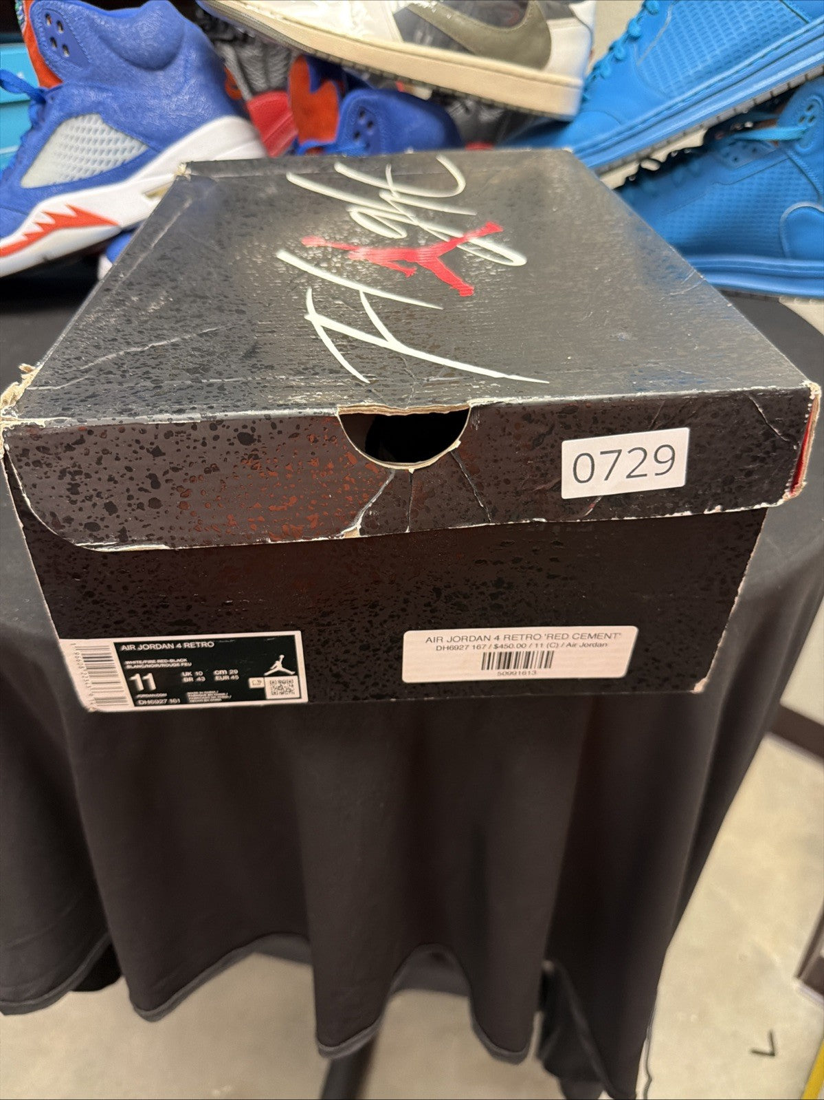 Jordan 4 Retro Mid Red Cement - Size 11 - product image from the listing.