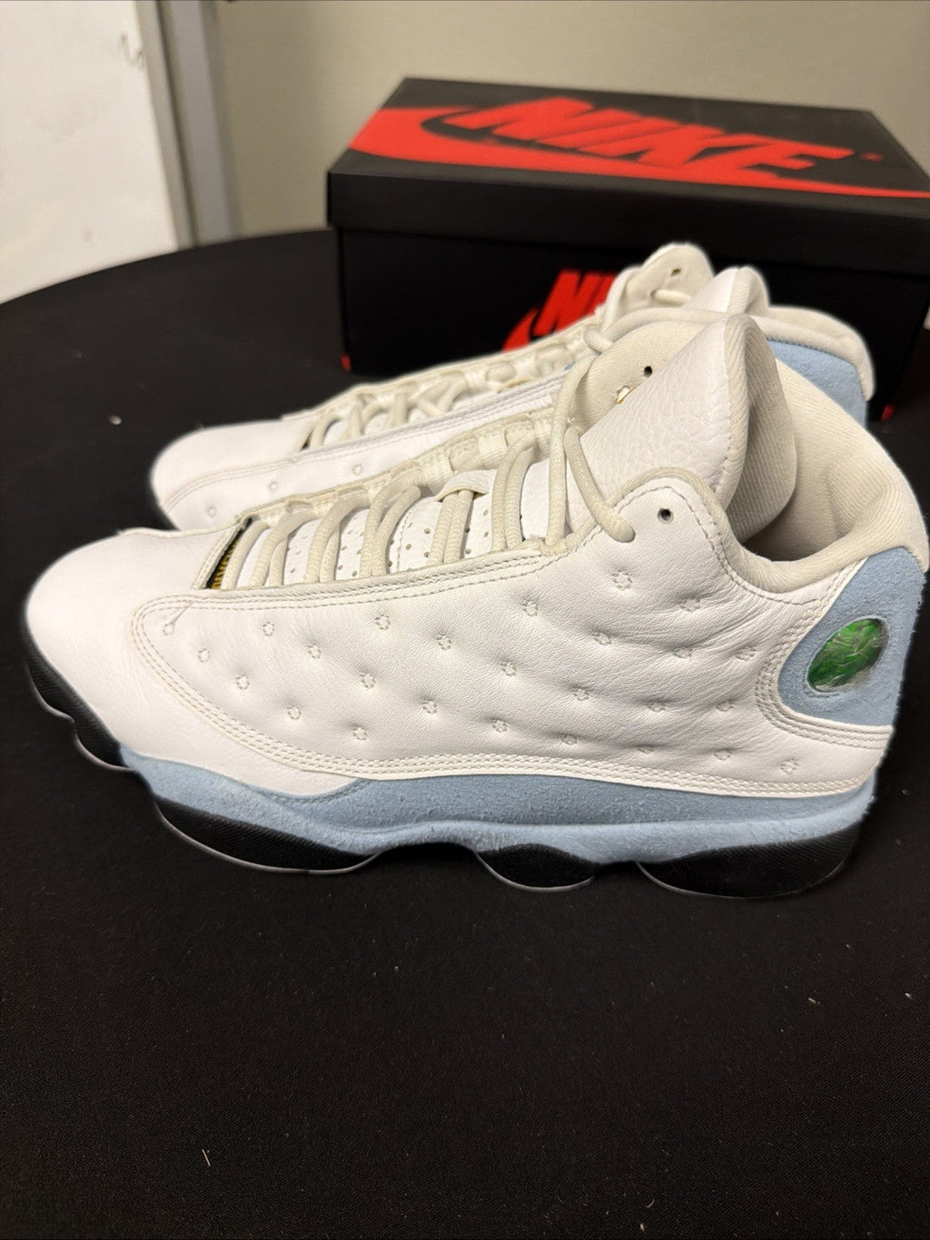 "Blue Grey" Air Jordan Air Jordan 13 Retro 414571-170 Size 9.5 - product image from the listing.
