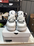 "Military Black" Size 10 - Jordan 4 Retro White and Black - product image from the listing.