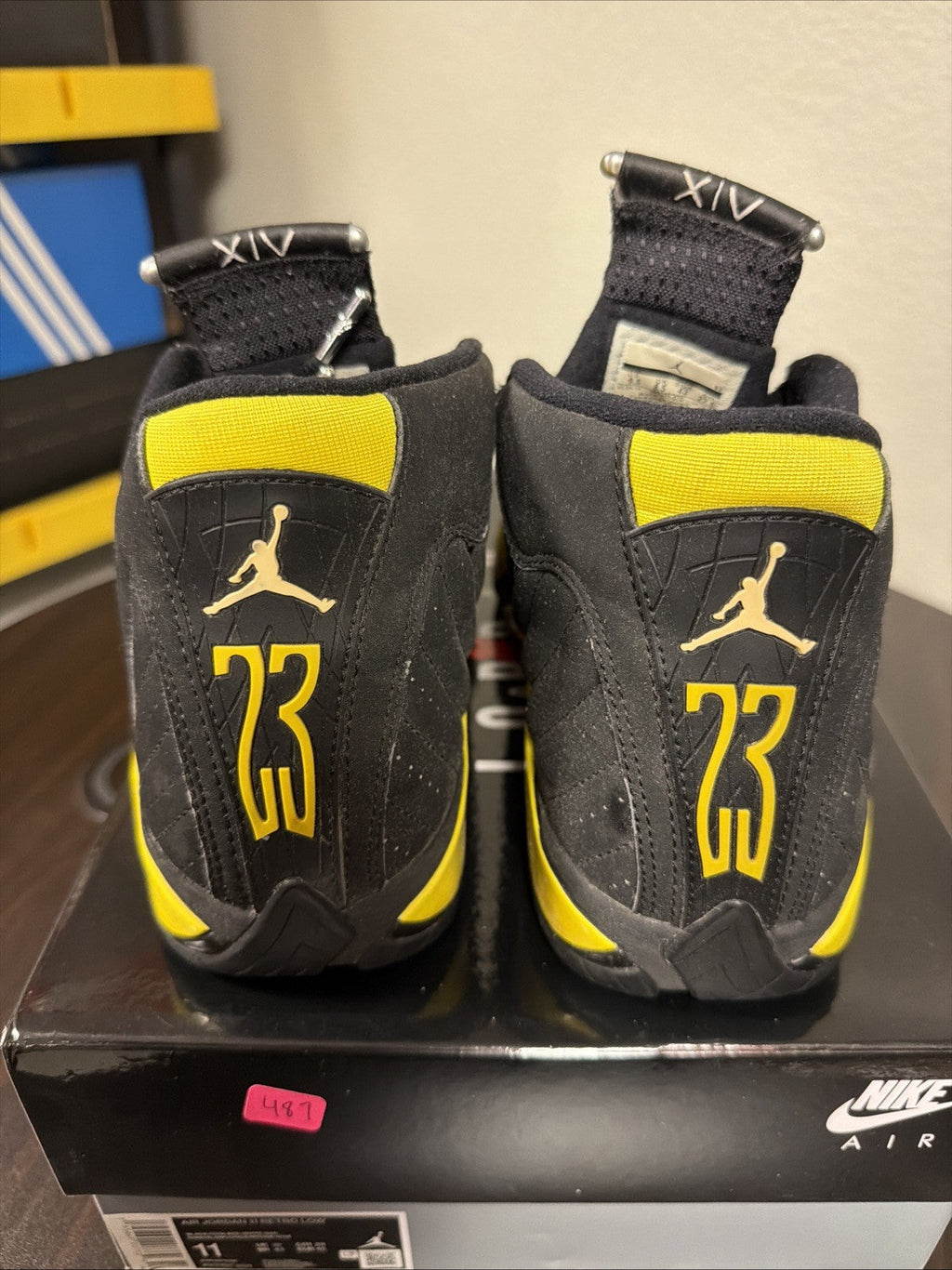 Air Jordan 14 Retro Thunder - Size 9.5 - product image from the listing.