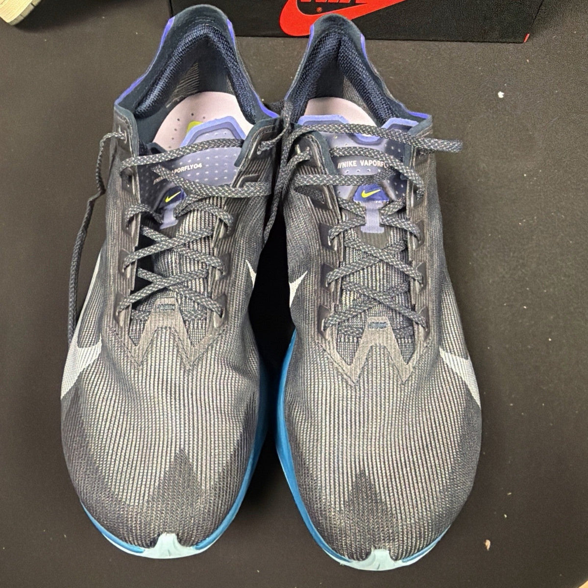 Men's Nike ZoomX Vaporfly Next% 4 Size 13 HF6414 401 - product image from the listing.