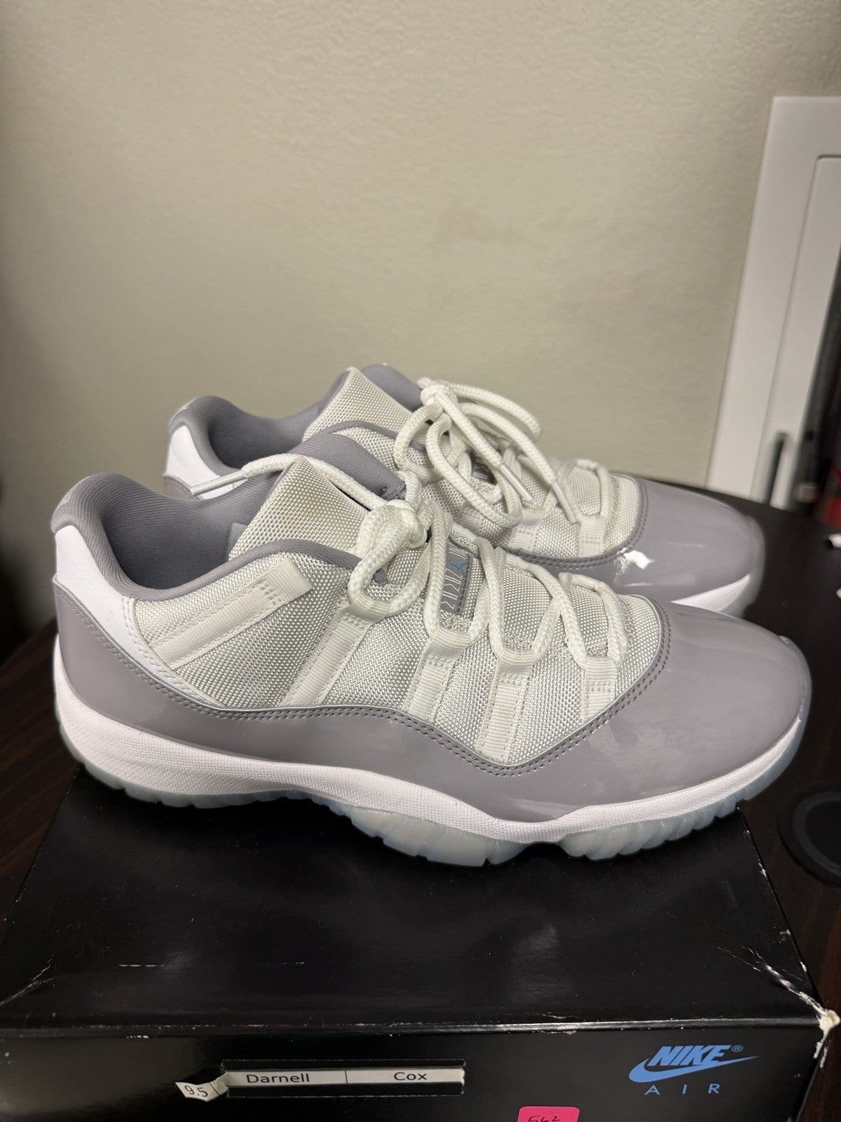 Air Jordan 11 Retro Low Cement Grey - Size 9.5 - product image from the listing.