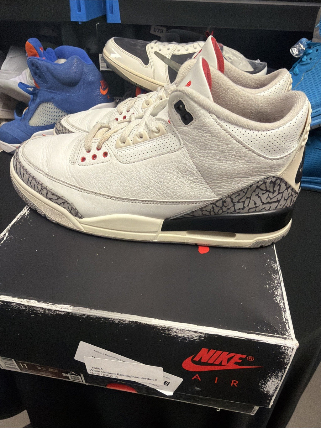 "WHITE CEMENT REIMAGINED" Air Jordan 3 Retro 2023 - Size 11 - dn3707 100 (282-.. - product image from the listing.