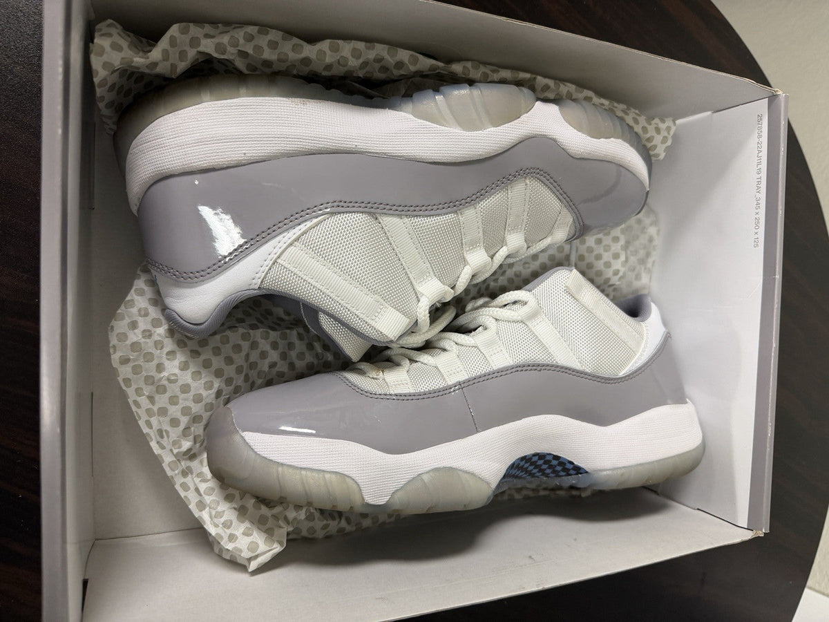 Air Jordan 11 Retro Low Cement Grey - Size 9.5 - product image from the listing.