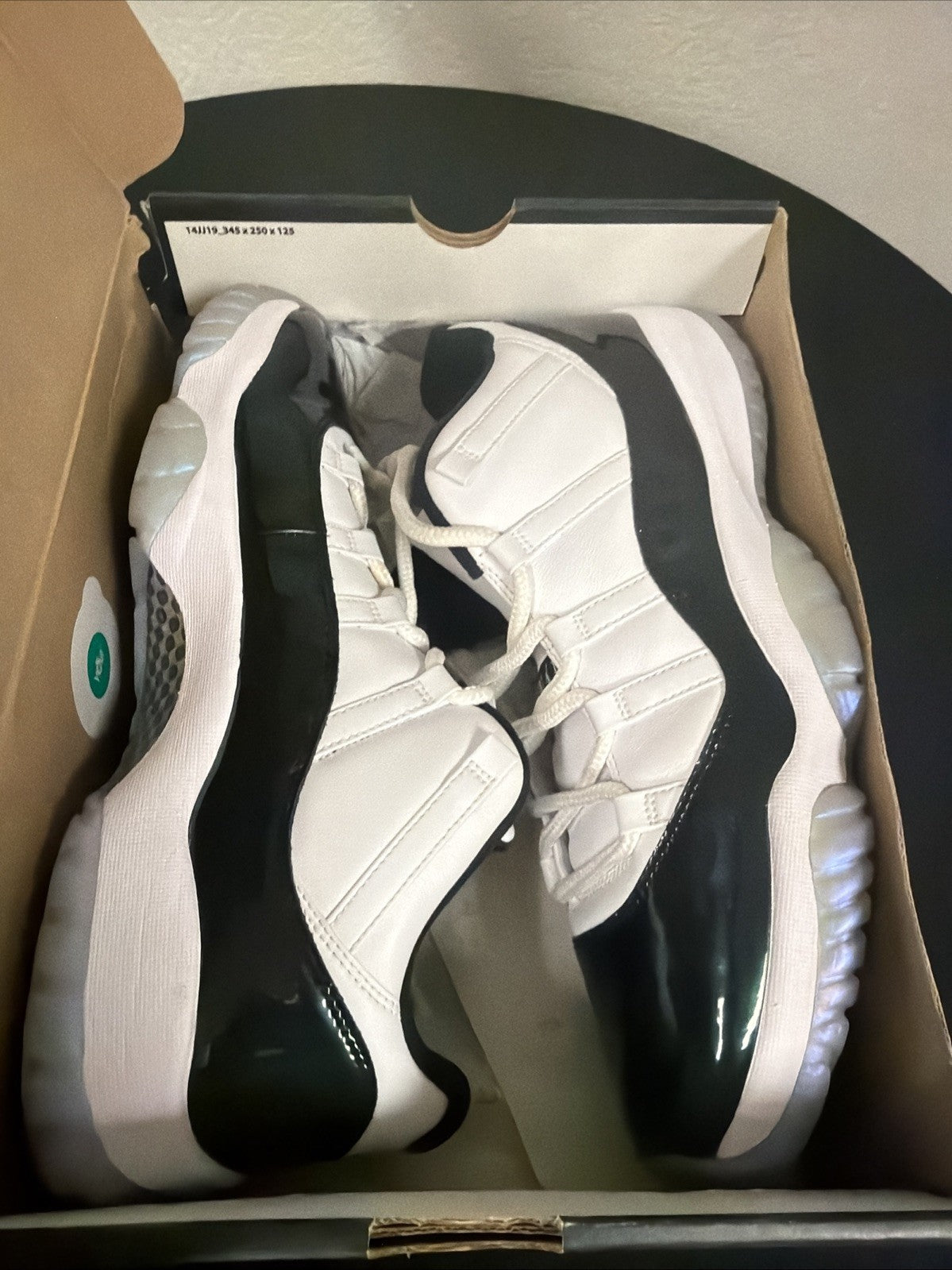 Air Jordan 11 Retro Low Emerald - Size 13 - product image from the listing.