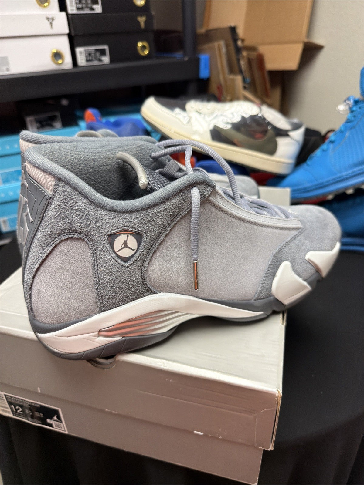 Nike Air Jordan 14 Retro Flint Grey with Receipt FJ3460-012 - Size 12 - product image from the listing.
