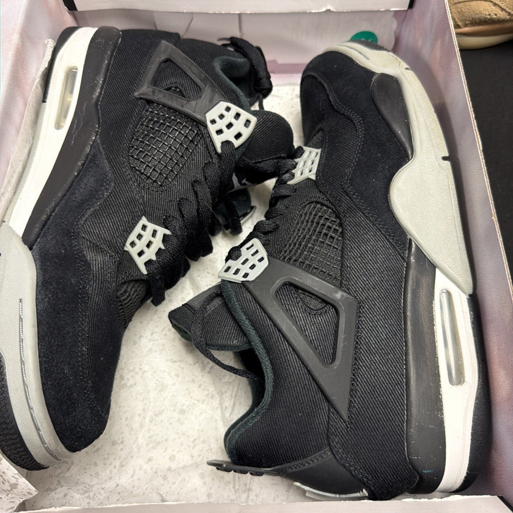 Jordan 4 Retro SE Mid Black Canvas ((279) - Size 10 - product image from the listing.