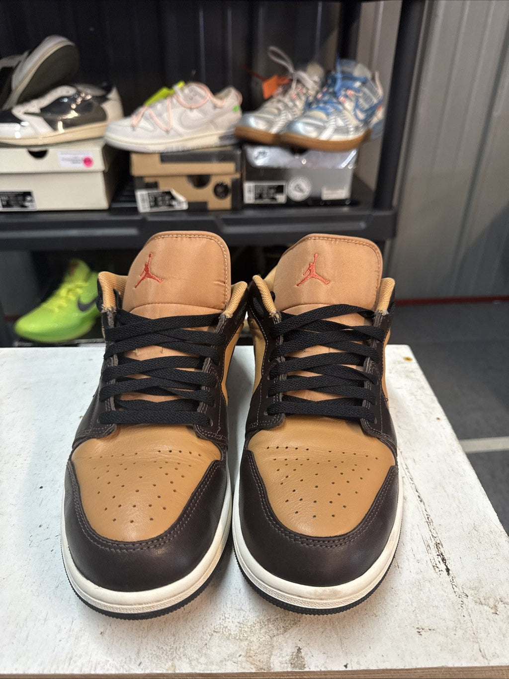 Air Jordan 1 SE Low Flax Baroque Brown | Replacement Box - Size 11 - product image from the listing.