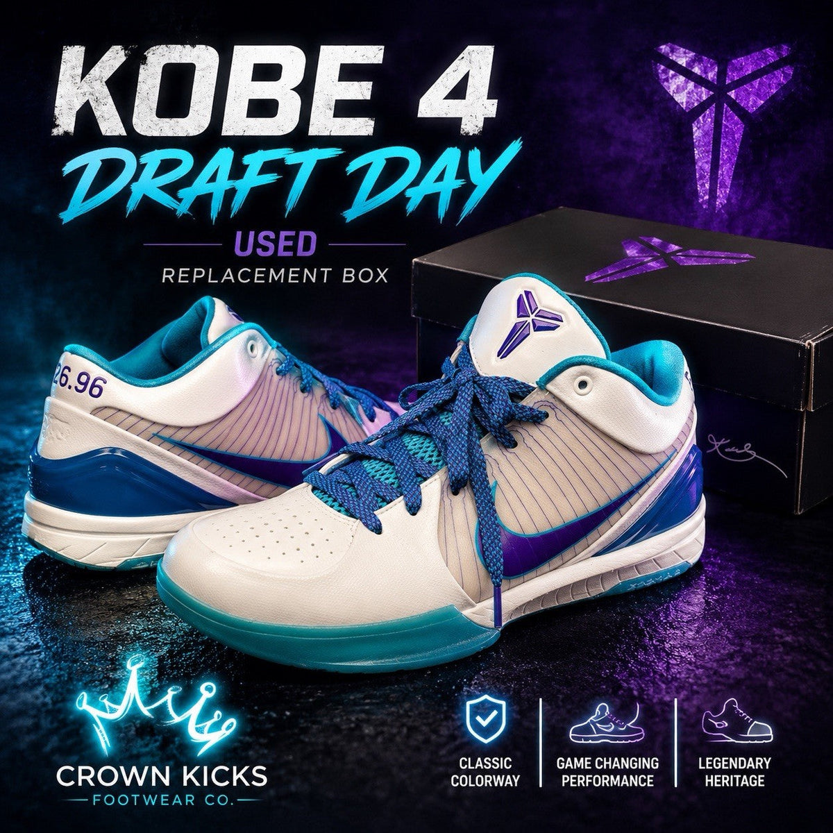 Nike Zoom Kobe 4 Protro Draft Day 2019. - Size 11 - product image from the listing.