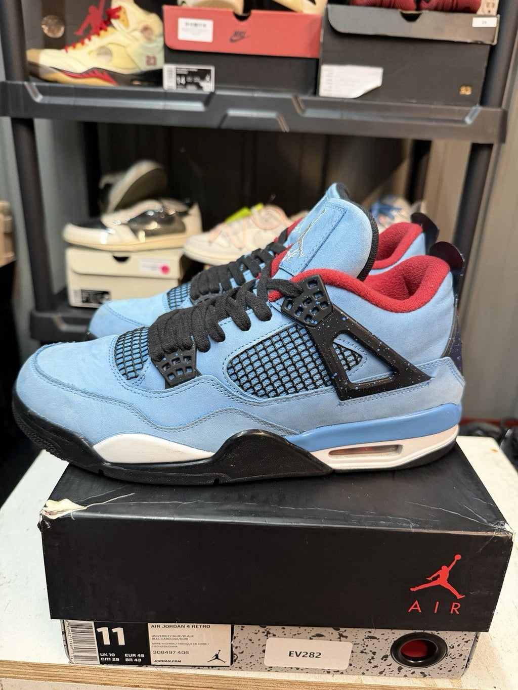 x Travis Scott Cactus Jack SIZE 11 - Nike Jordan 4 Retro - product image from the listing.