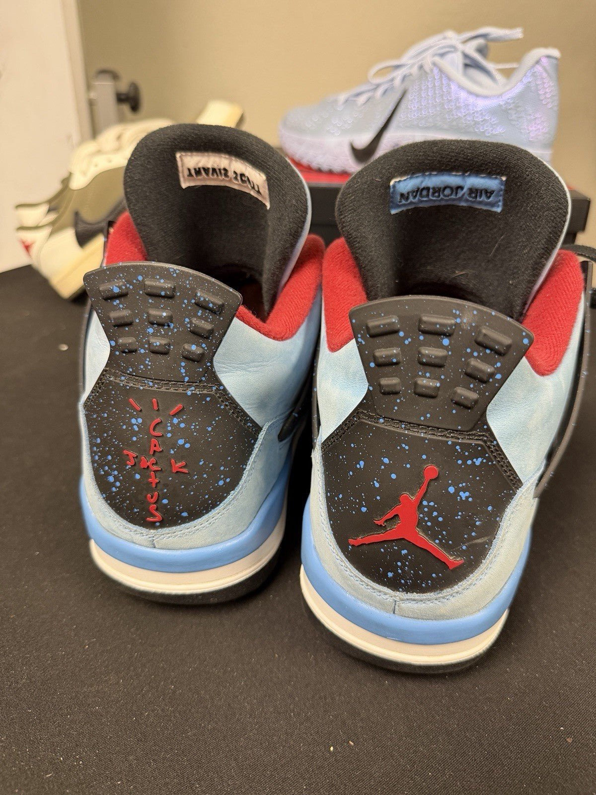 Travis Scott Cactus Jack Blue size 13 - Jordan 4 Retro - product image from the listing.