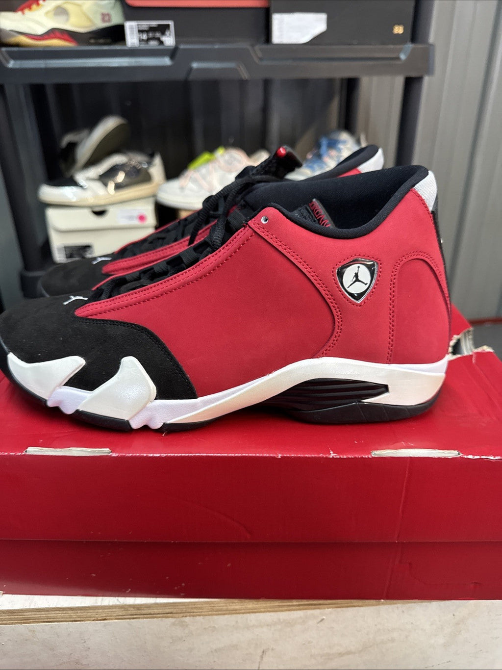 Air Jordan 14 Retro Gym, Red Black Off-White | Worn Once - Size 12 - product image from the listing.