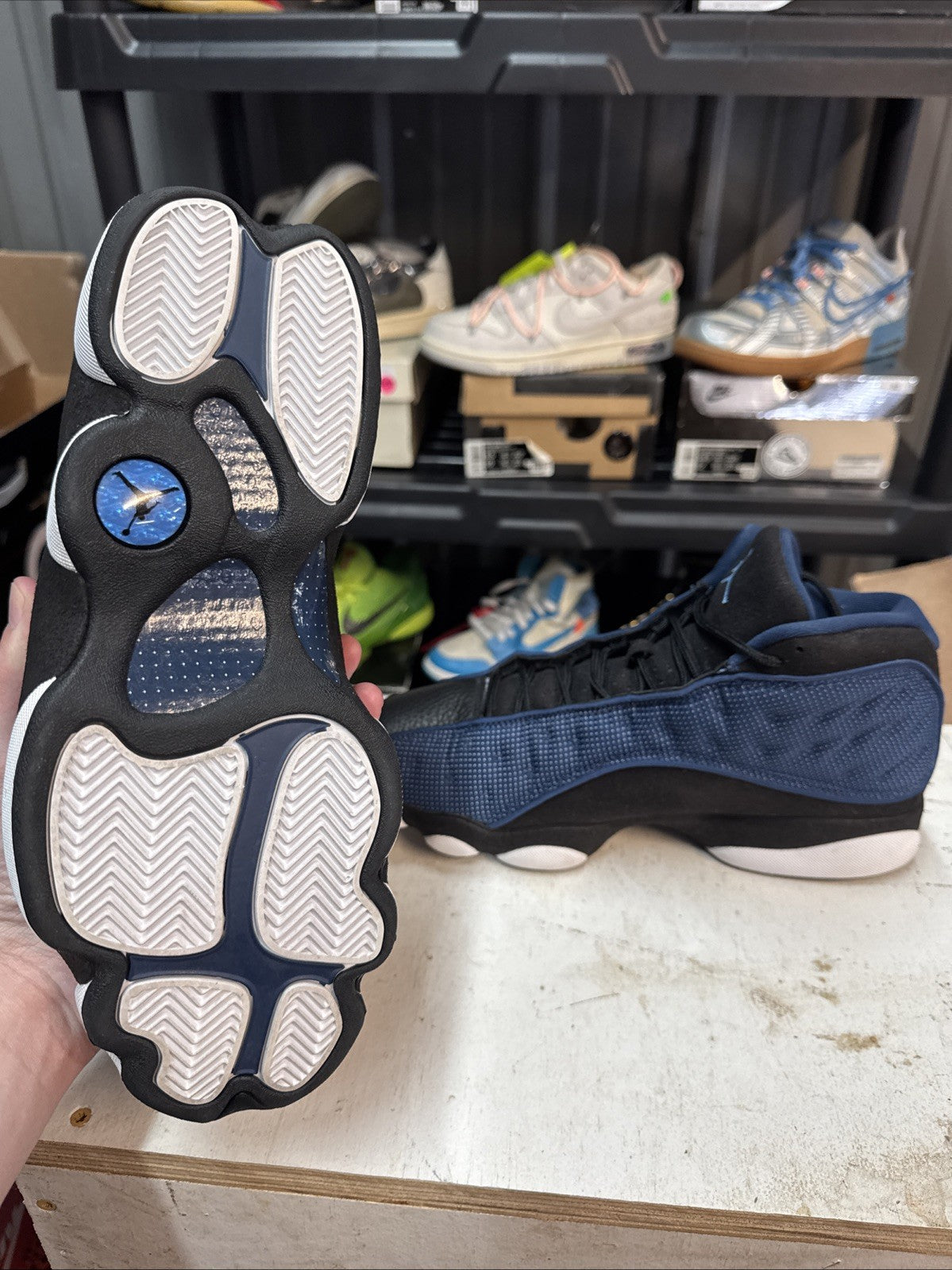 Men's Jordan 13 Retro Brave Blue Size 10.5 | Worn Once - No Box - product image from the listing.