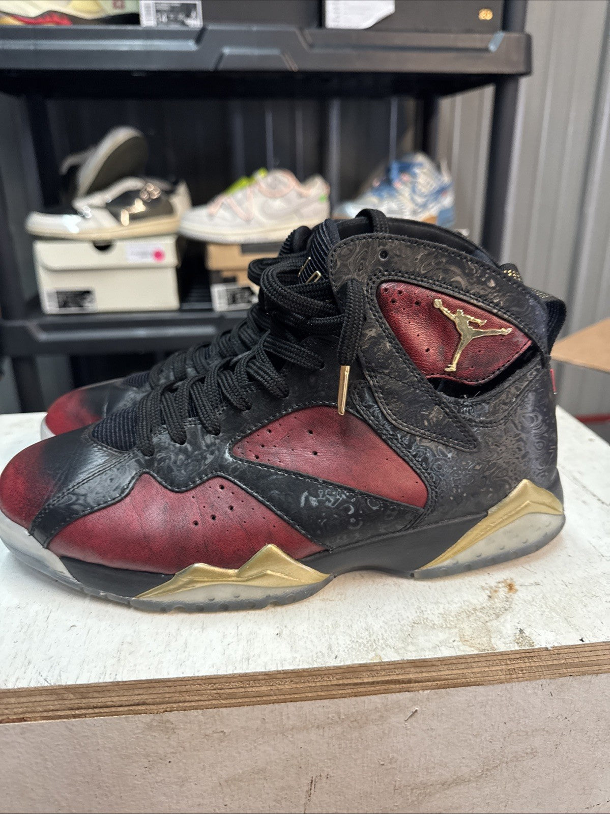 Jordan 7 Retro Doernbecher 2016 | Replacement Box - Barely Worn - Size 9 - product image from the listing.