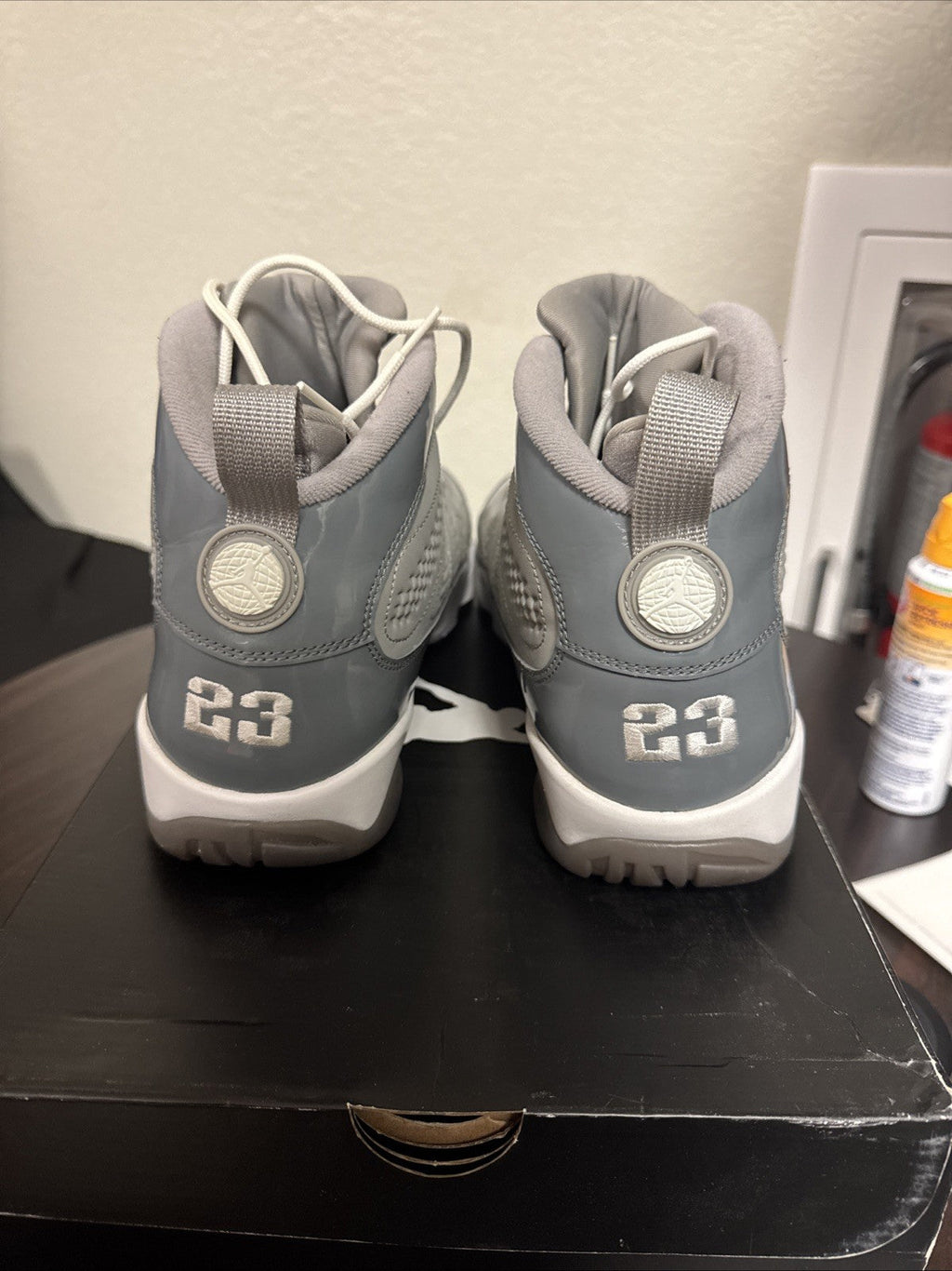 Cool Grey Size 10.5 - Jordan 9 - product image from the listing.