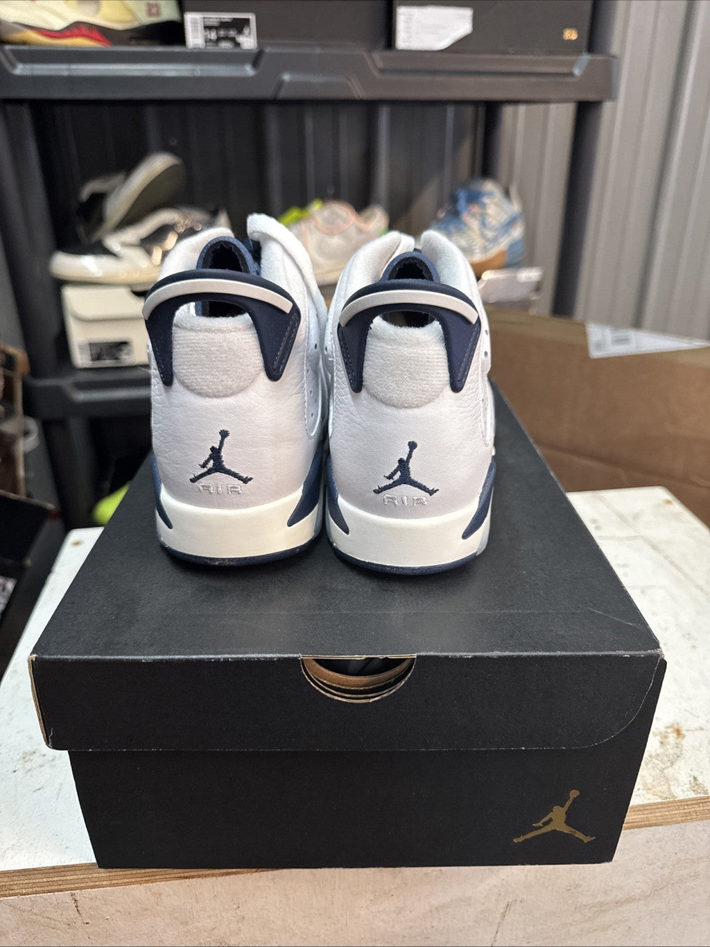 "Midnight Navy" Size 5.5y - Nike Air Jordan 6 Retro GS - product image from the listing.
