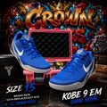 Nike Kobe 9 Elite Low EM Protro Game Royal White (NO LID) IH1401-400 - Size 15 - product image from the listing.