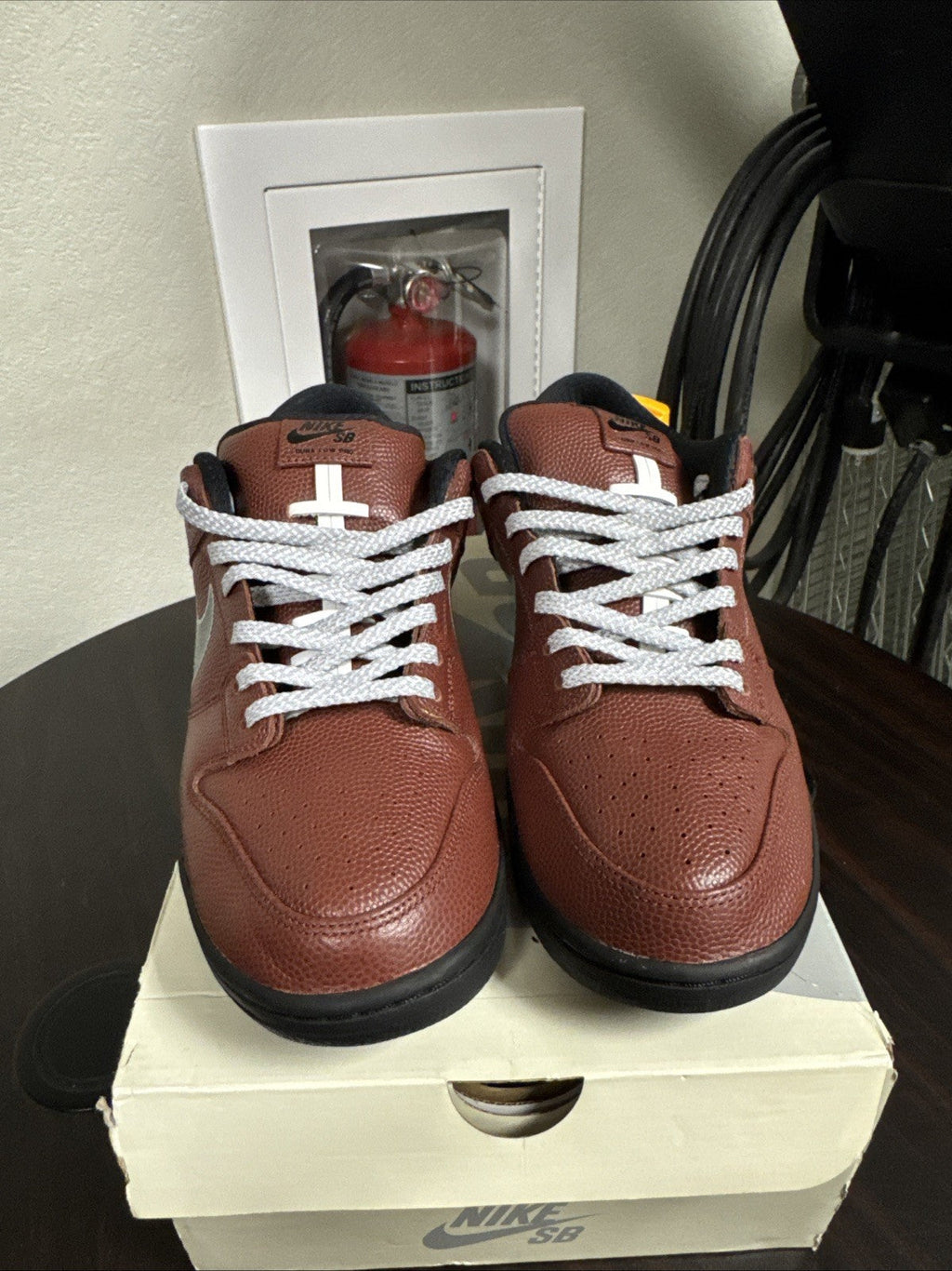 Limosine Skateboards x Nike Dunk SB Low Football - Size 14 - product image from the listing.