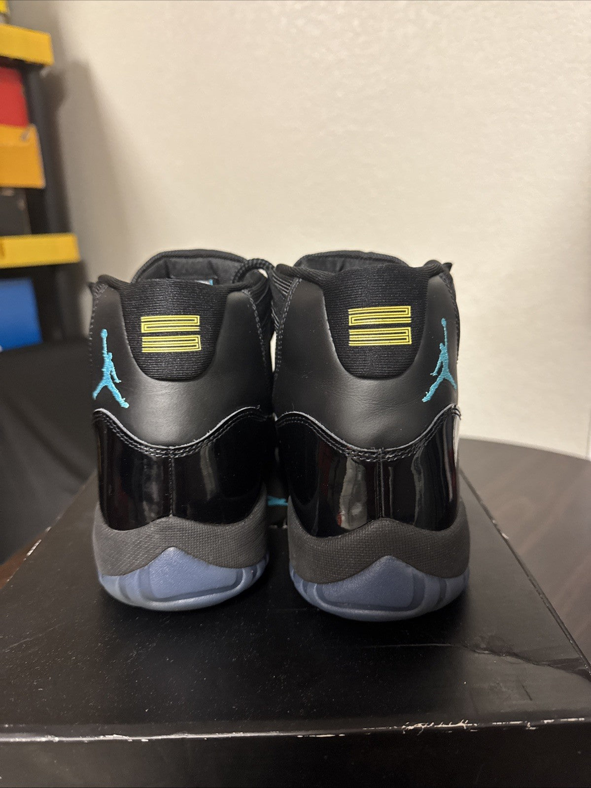 Men's Nike Air Jordan 11 Retro Gamma Blue Black CT8012-047 Size 11.5 Used - product image from the listing.