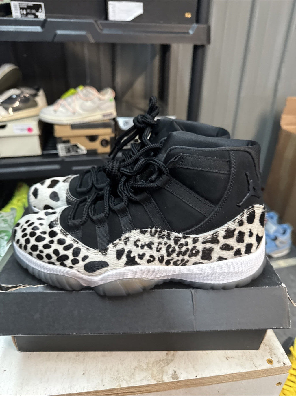 Jordan Retro 11 Animal Instinct | Worn Once - Replacement Box - Size 9W - product image from the listing.