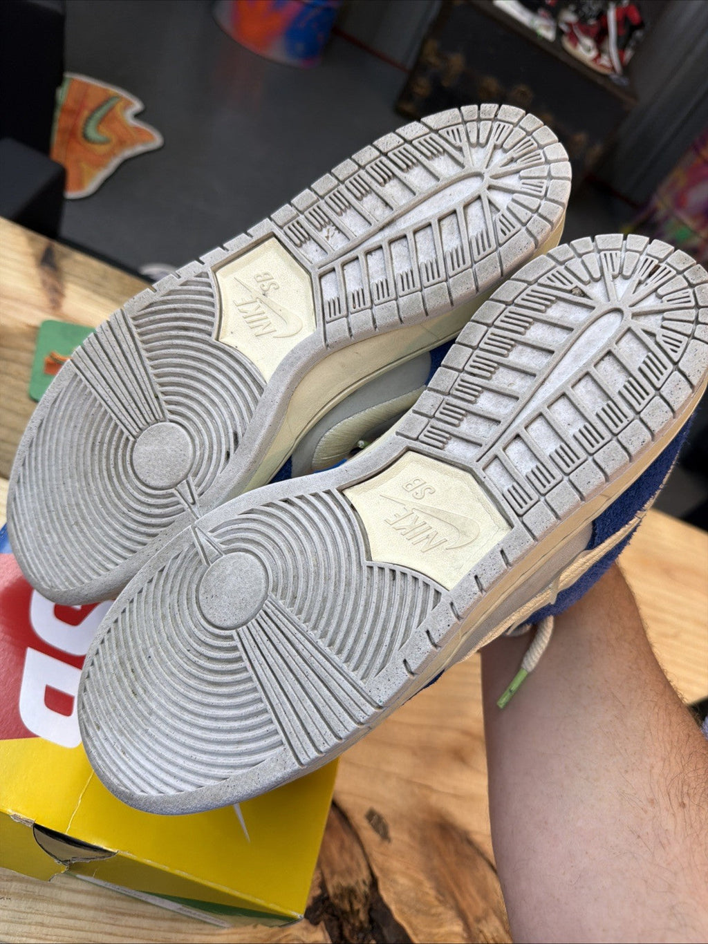 SB Dunk Low Fly Streetwear Gardenia - Size 12 - DQ5130-400 by Nike - product image from the listing.