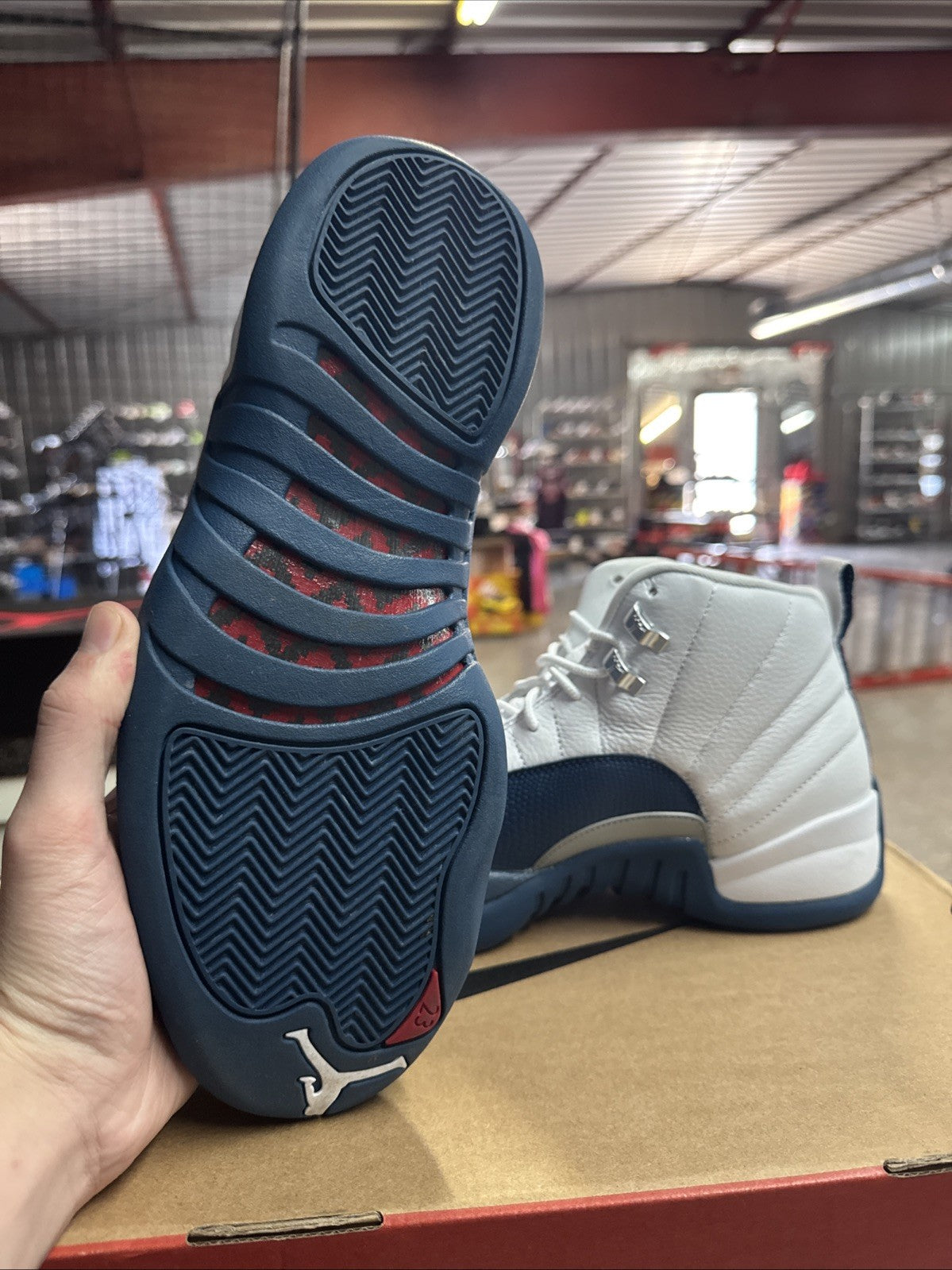 "FRENCH BLUE" Size 10.5 - Air Jordan 12 Retro 2025 - product image from the listing.