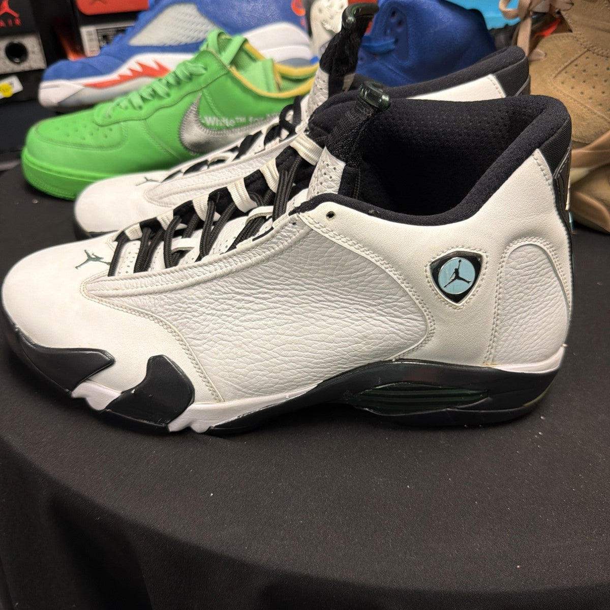 Air Jordan 14 Retro 2016 Oxidized Green - Size 13 - product image from the listing.