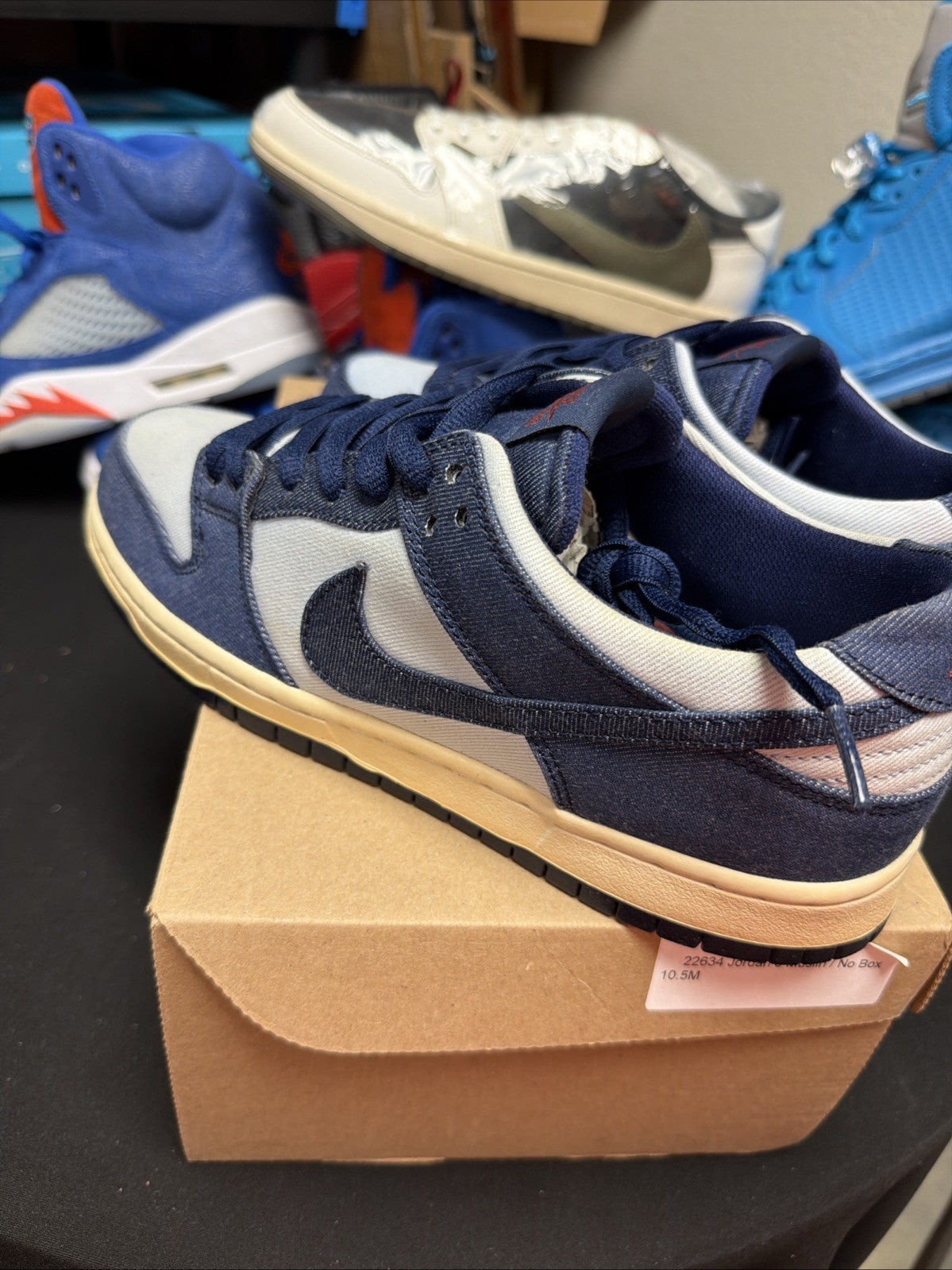 SB Zoom Dunk Low Pro Binary Blue Size 9 by Nike - product image from the listing.
