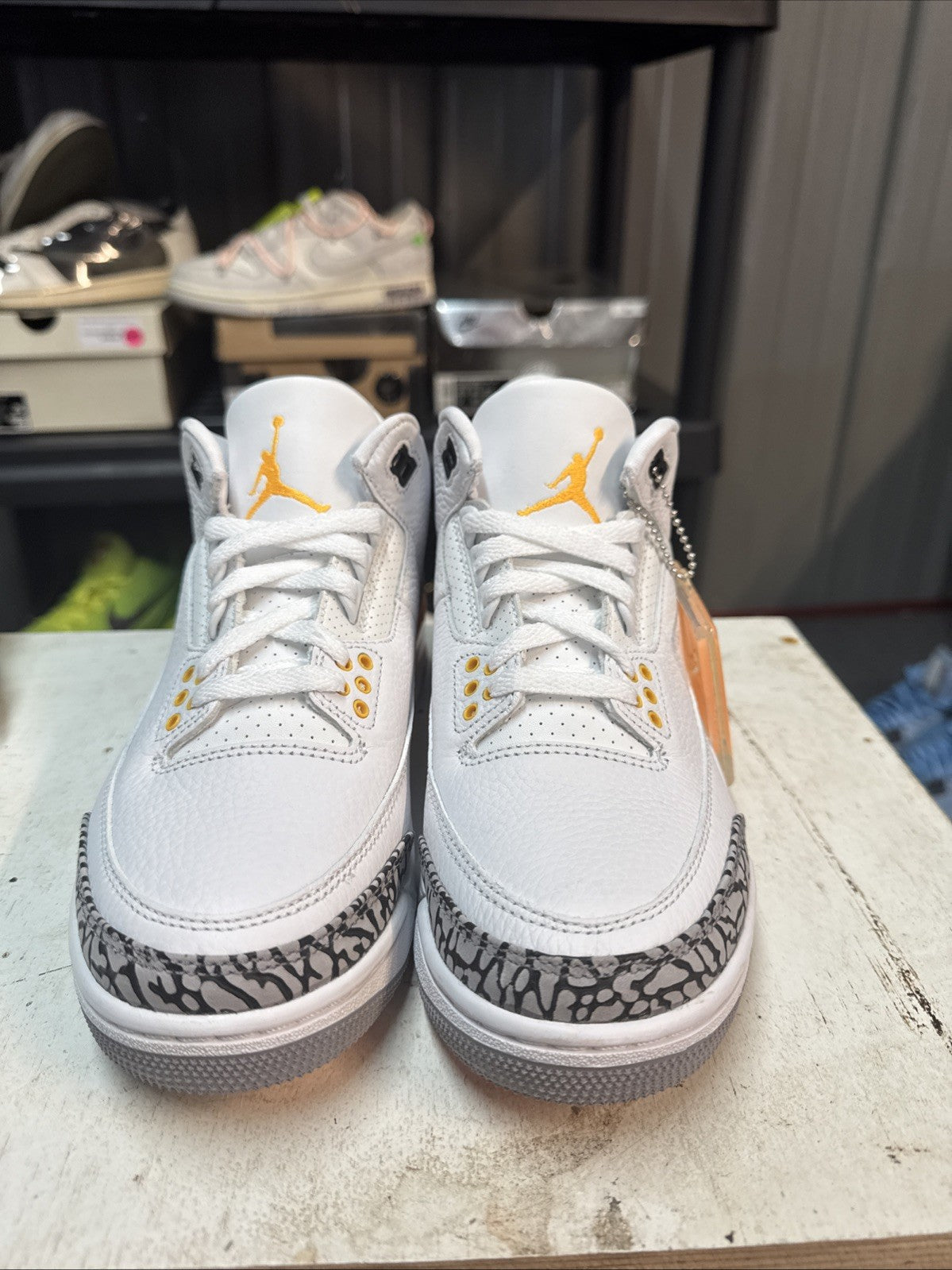 Air Jordan 3 Retro Laser Orange | Replacement Box - Size 7.5W - product image from the listing.