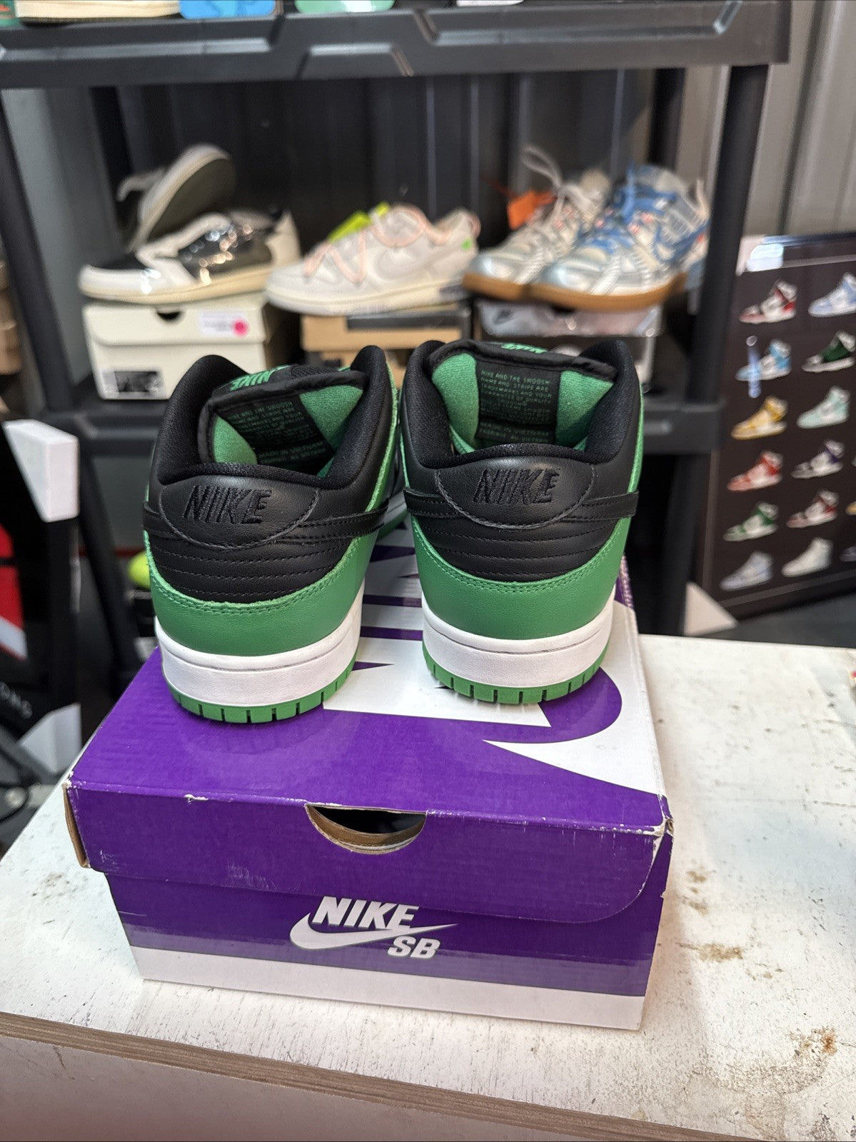 Size 8 - Nike Dunk Pro SB Low Classic Green for Men - product image from the listing.