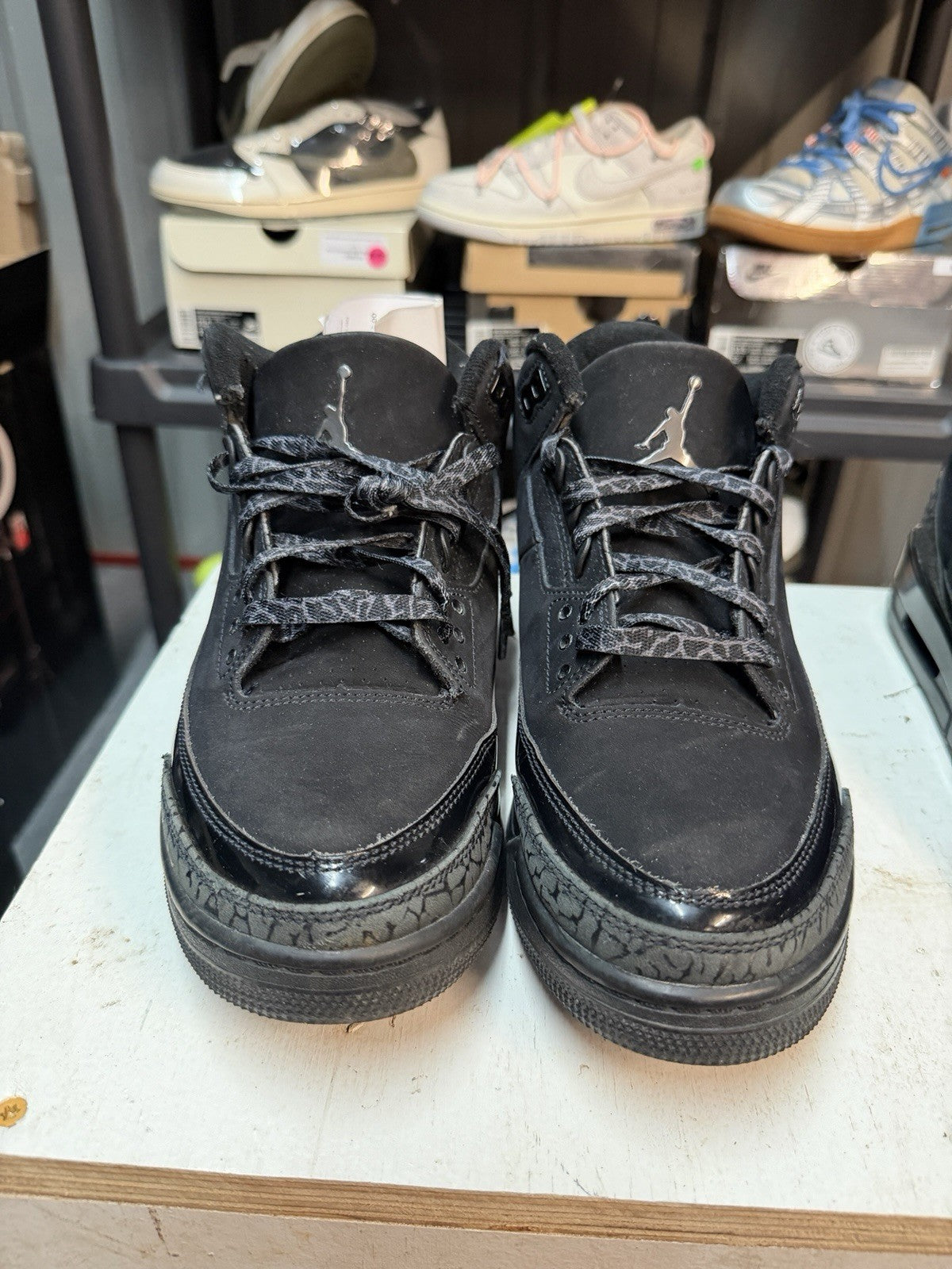 Black Cat 2025 CT8532-001 Size 9 - Air Jordan 3 Retro - product image from the listing.