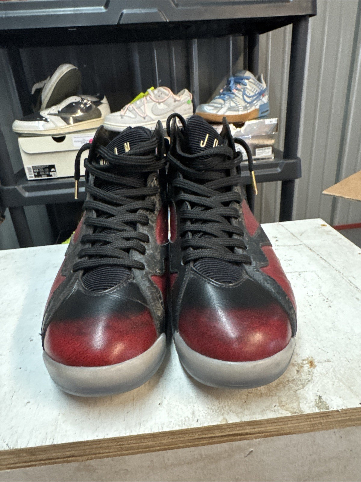 Jordan 7 Retro Doernbecher 2016 | Replacement Box - Barely Worn - Size 9 - product image from the listing.