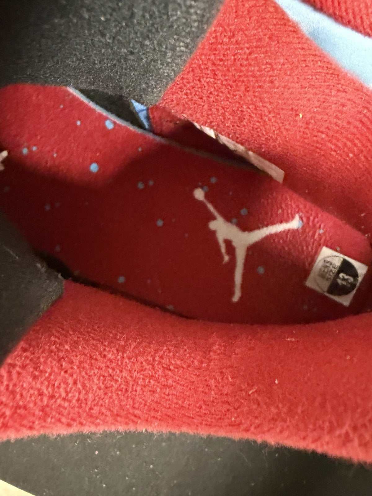 Travis Scott Cactus Jack Blue size 13 - Jordan 4 Retro - product image from the listing.