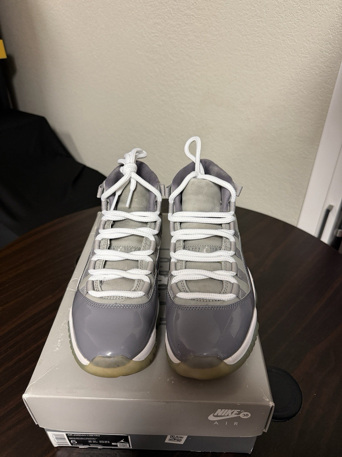 Jordan 11 Retro High Cool Grey - Size 5 - product image from the listing.
