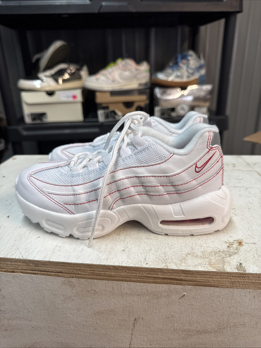 Nike Air Max 95 Recraft LTR GS Candy Cane | Replacement Box - Size 2Y - product image from the listing.