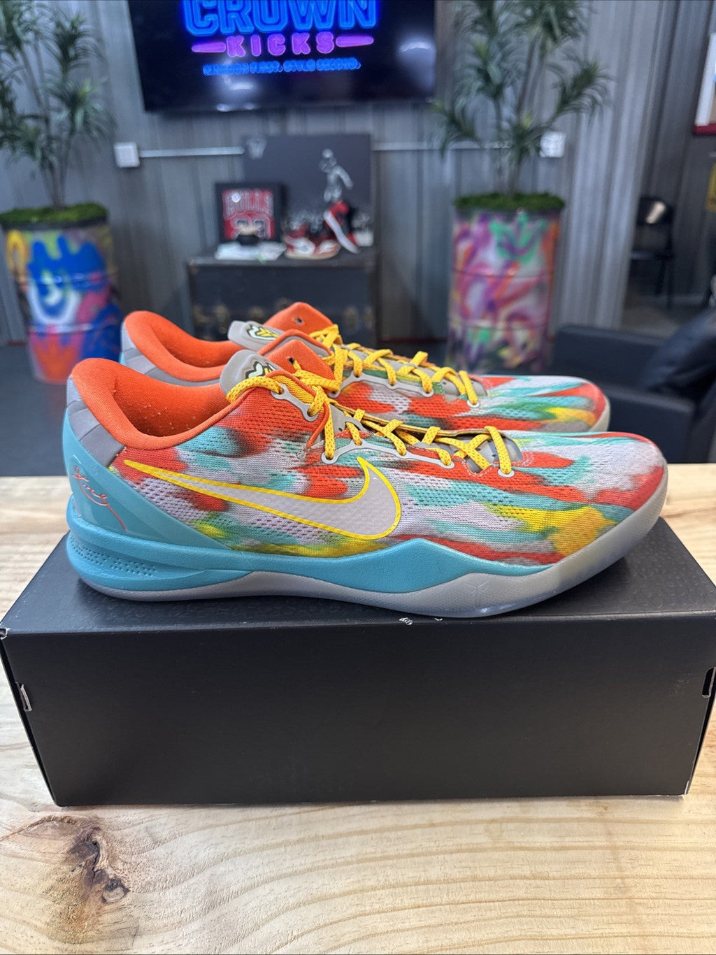 "Venice Beach" Size 15 - Nike Kobe 8 Protro 2024 | Slightly Worn - product image from the listing.