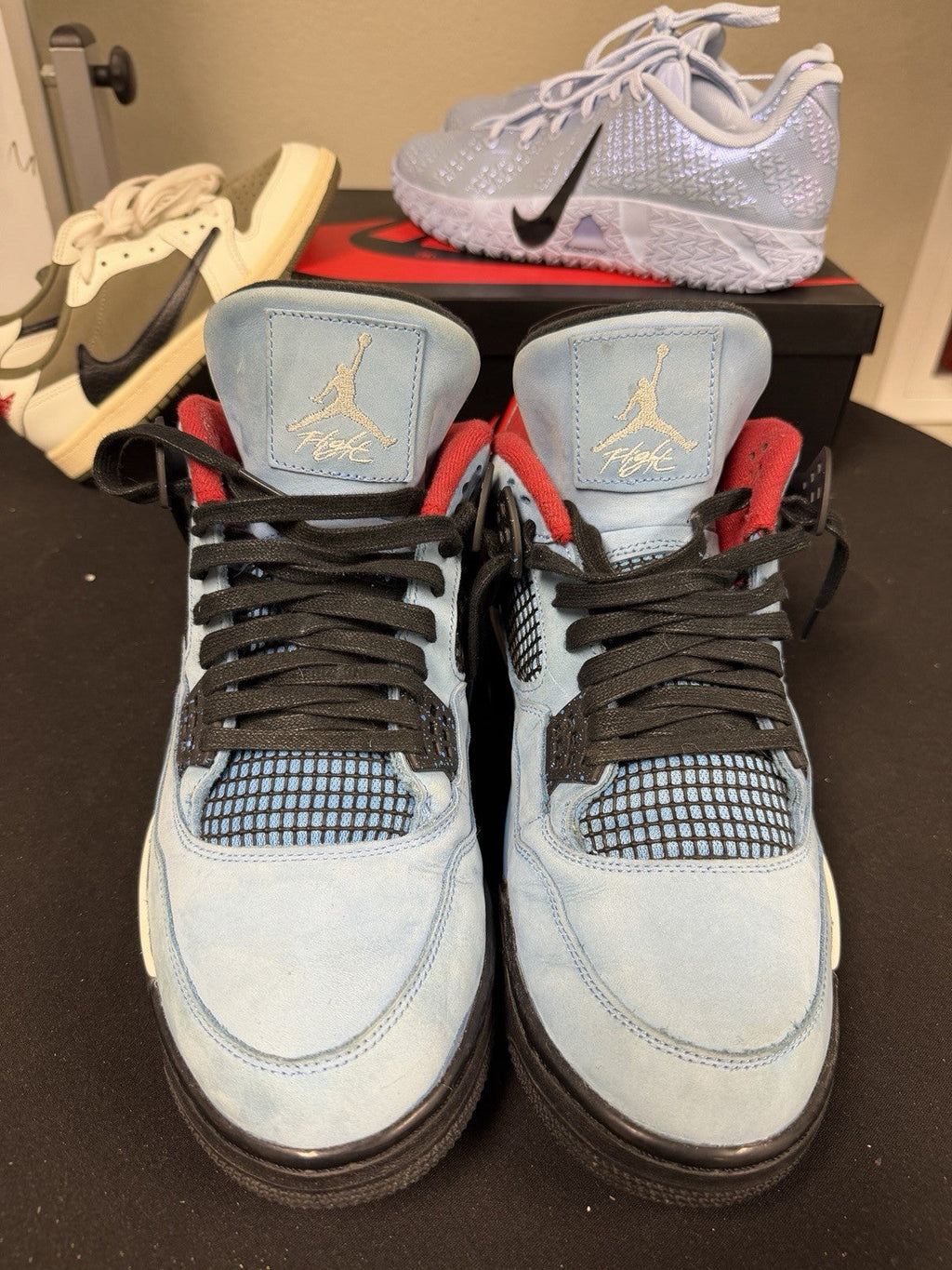 Travis Scott Cactus Jack Blue size 13 - Jordan 4 Retro - product image from the listing.