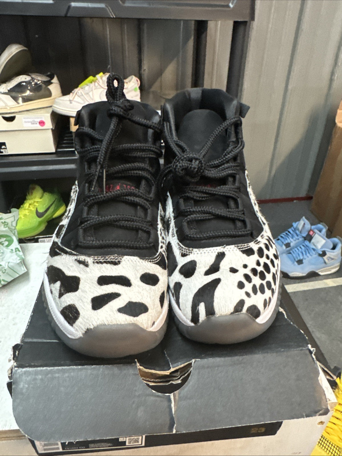 Jordan Retro 11 Animal Instinct | Worn Once - Replacement Box - Size 9W - product image from the listing.