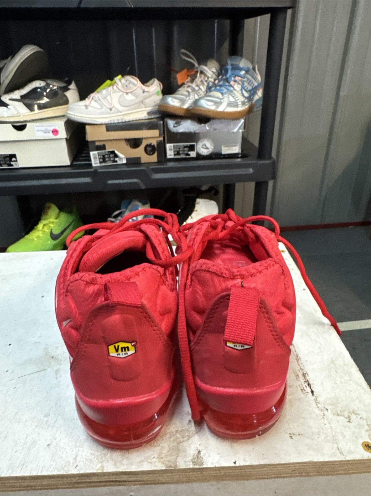 Nike Air Vapormax Plus Triple Red | Replacement Box - Size 7 - product image from the listing.