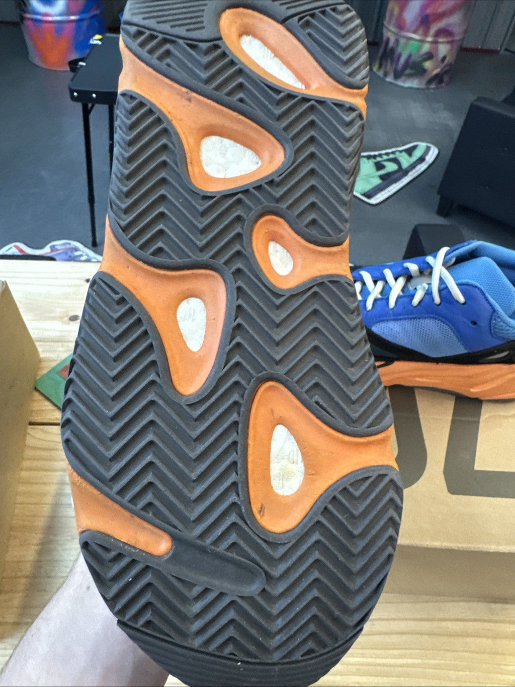 adidas Yeezy Boost 700 Bright Blue - Size 12 - product image from the listing.