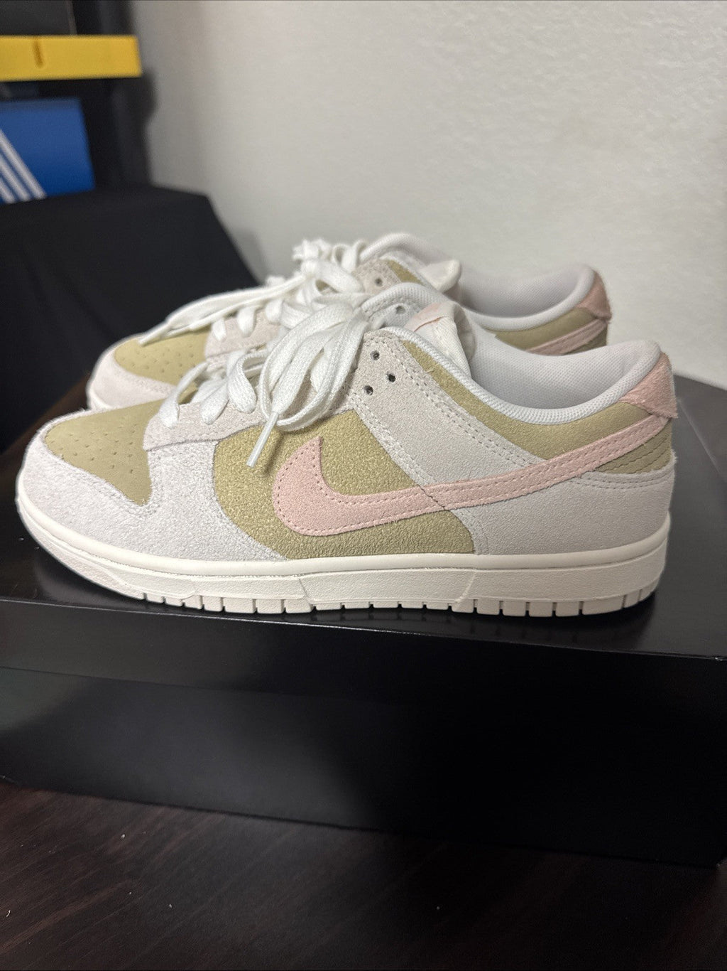 Women's Size 8 W - Nike Dunk Low 'Phantom Washed Coral' Shoes | No Box - product image from the listing.