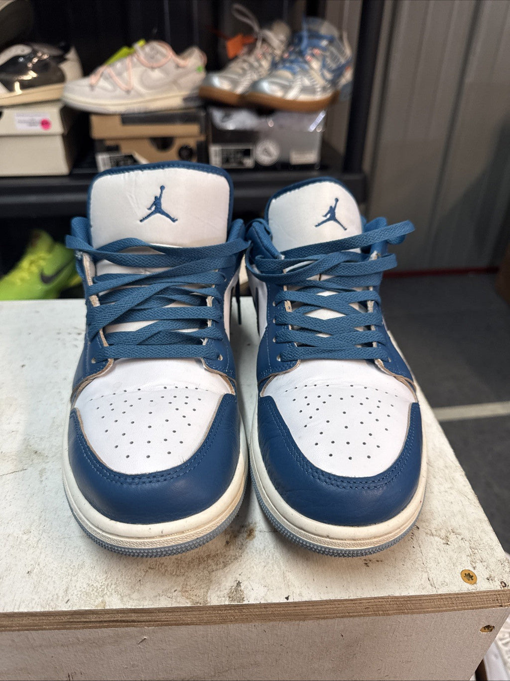 Jordan Air Jordan 1 Low SE Blue White | Replacement Box - Size 11 - product image from the listing.