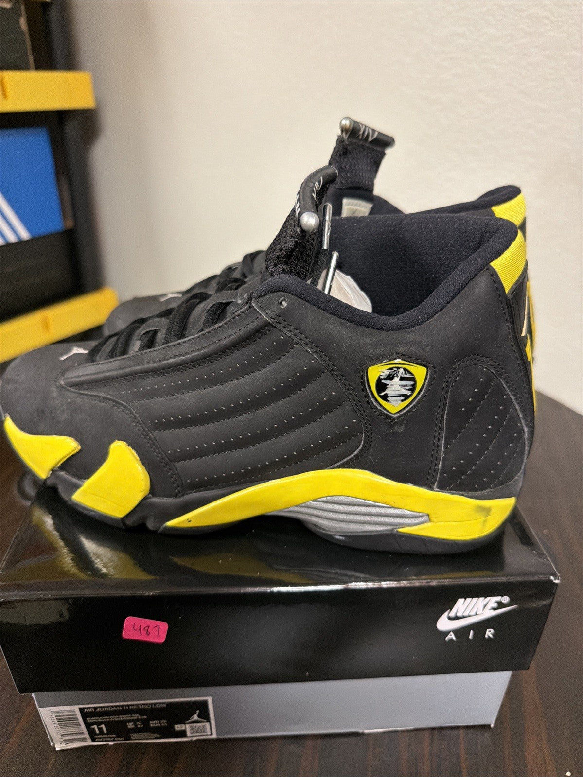 Air Jordan 14 Retro Thunder - Size 9.5 - product image from the listing.