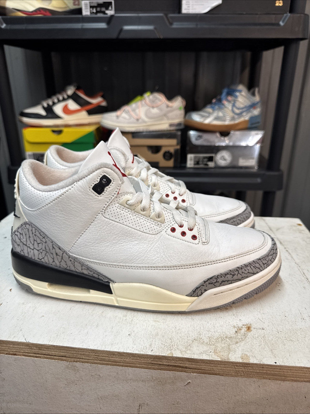 Size 11 -Jordan Air Jordan 3 Retro White Cement | No Box - product image from the listing.